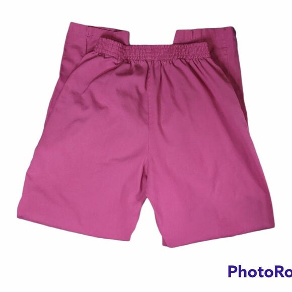 Women's Landau Pink Linen Tapered Pants, Size Medium - Picture 2 of 7